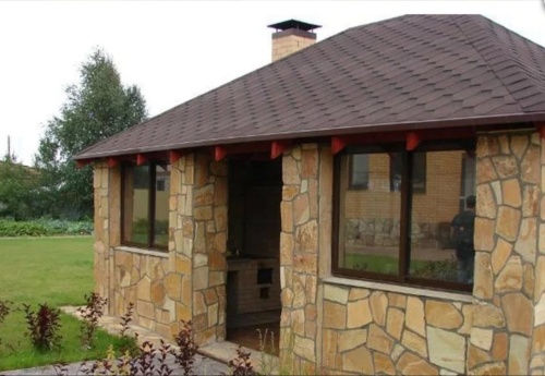 Плитняк златолит жёлтый золотистый для фасада 1,5-3см купить в Добрянке