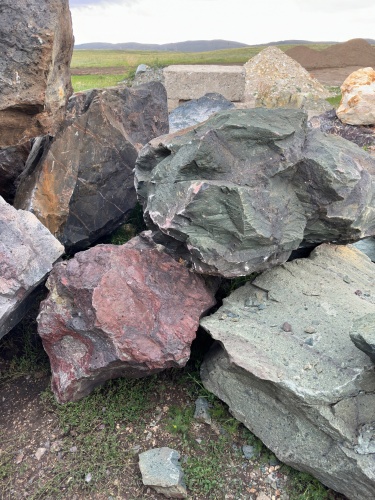 Камни для ландшафтного дизайна зелёные 10-60 килограмм купить в Добрянке